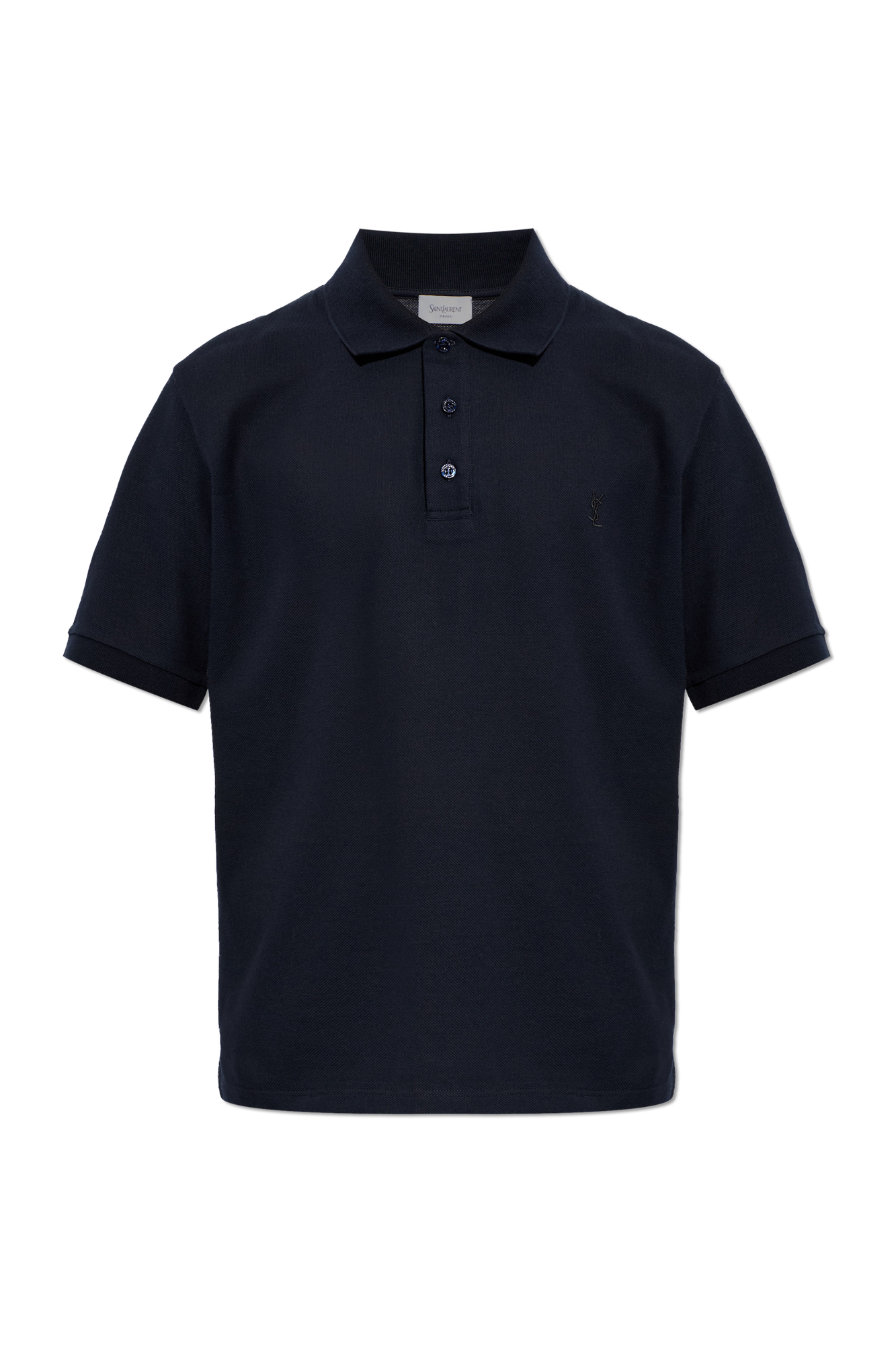 Saint Laurent Polo with embroidered logo | Men's | Vitkac